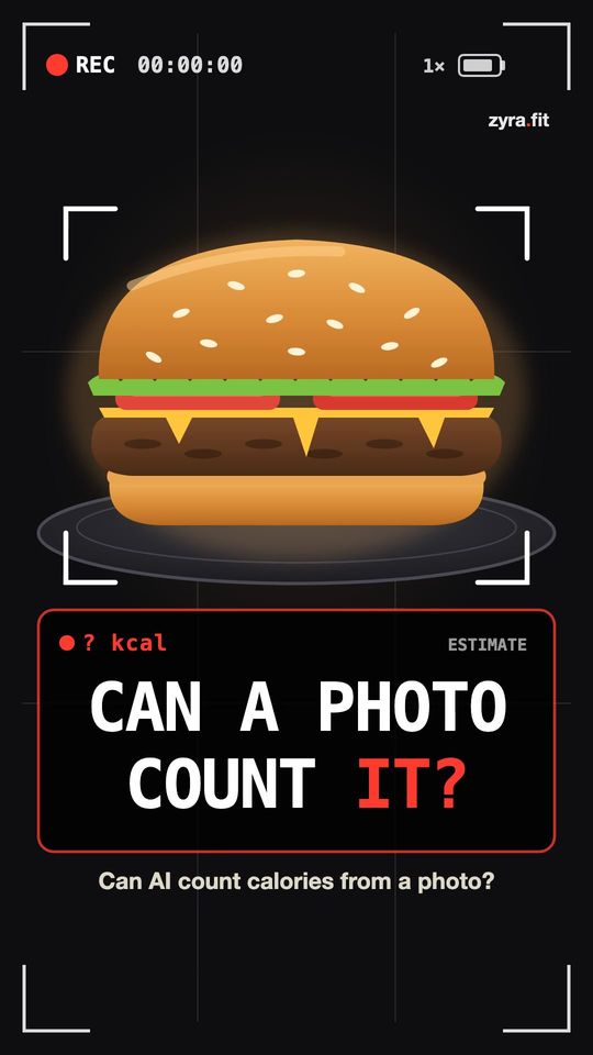 Opening frame of the Zyra film "Can AI count calories from a photo?"