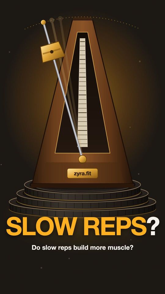 Opening frame of the Zyra film "Do slow reps build more muscle?"