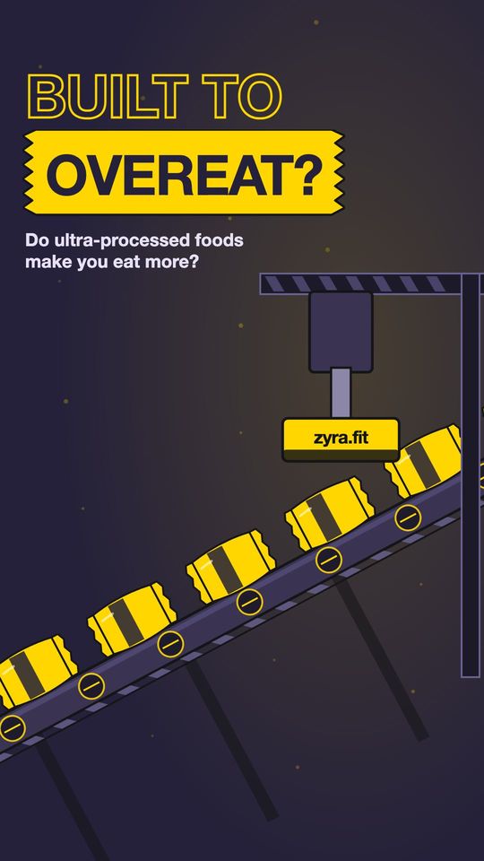 Opening frame of the Zyra film "Do ultra-processed foods make you eat more?"