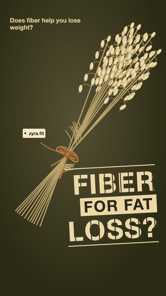 Opening frame of the Zyra film "Does fiber help you lose weight?"