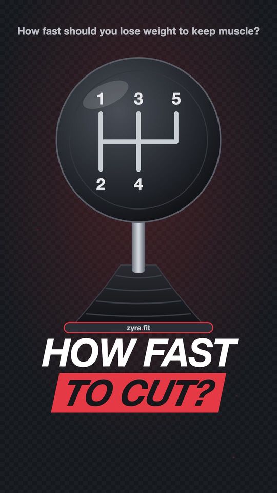 Opening frame of the Zyra film "How fast should you lose weight to keep muscle?"