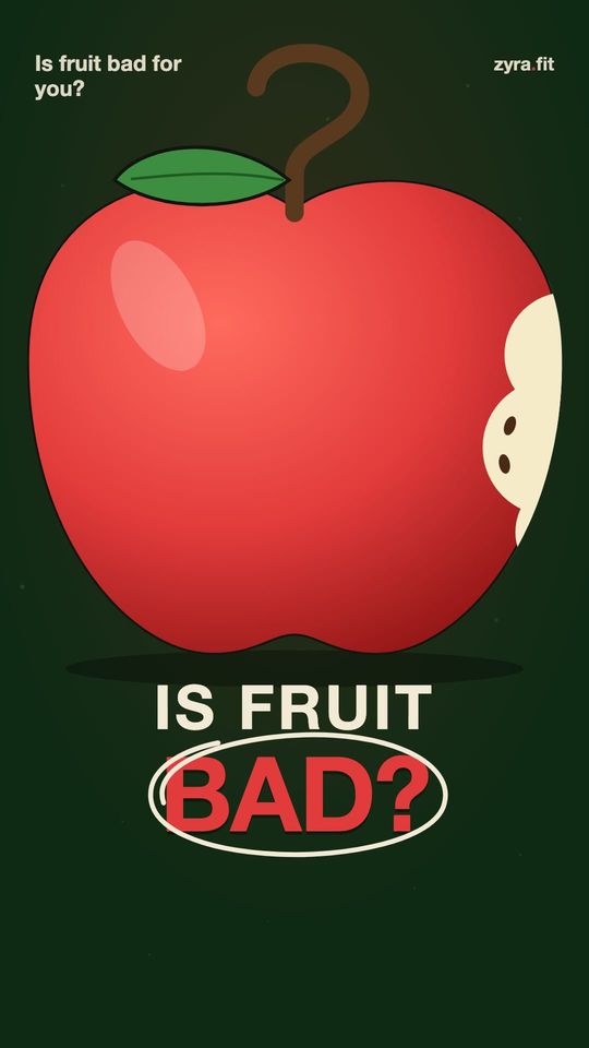Opening frame of the Zyra film "Is fruit bad for you?"