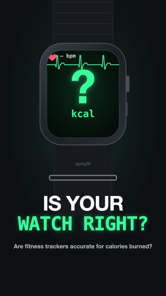 Opening frame of the Zyra film "Are fitness trackers accurate for calories burned?"